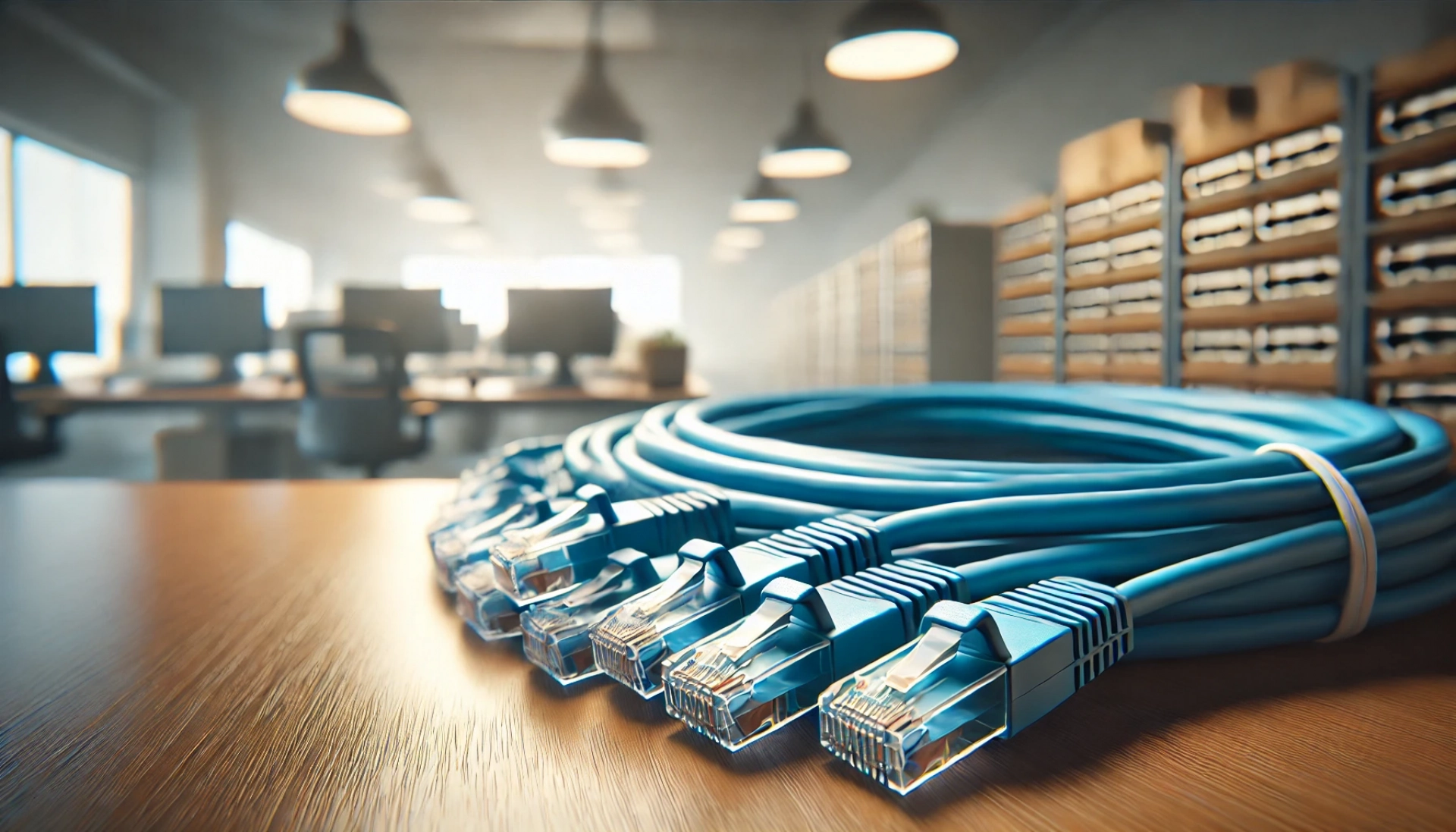 30cm Mavi U/FTP CAT6A Patch Kablo CAT6A U/FTP