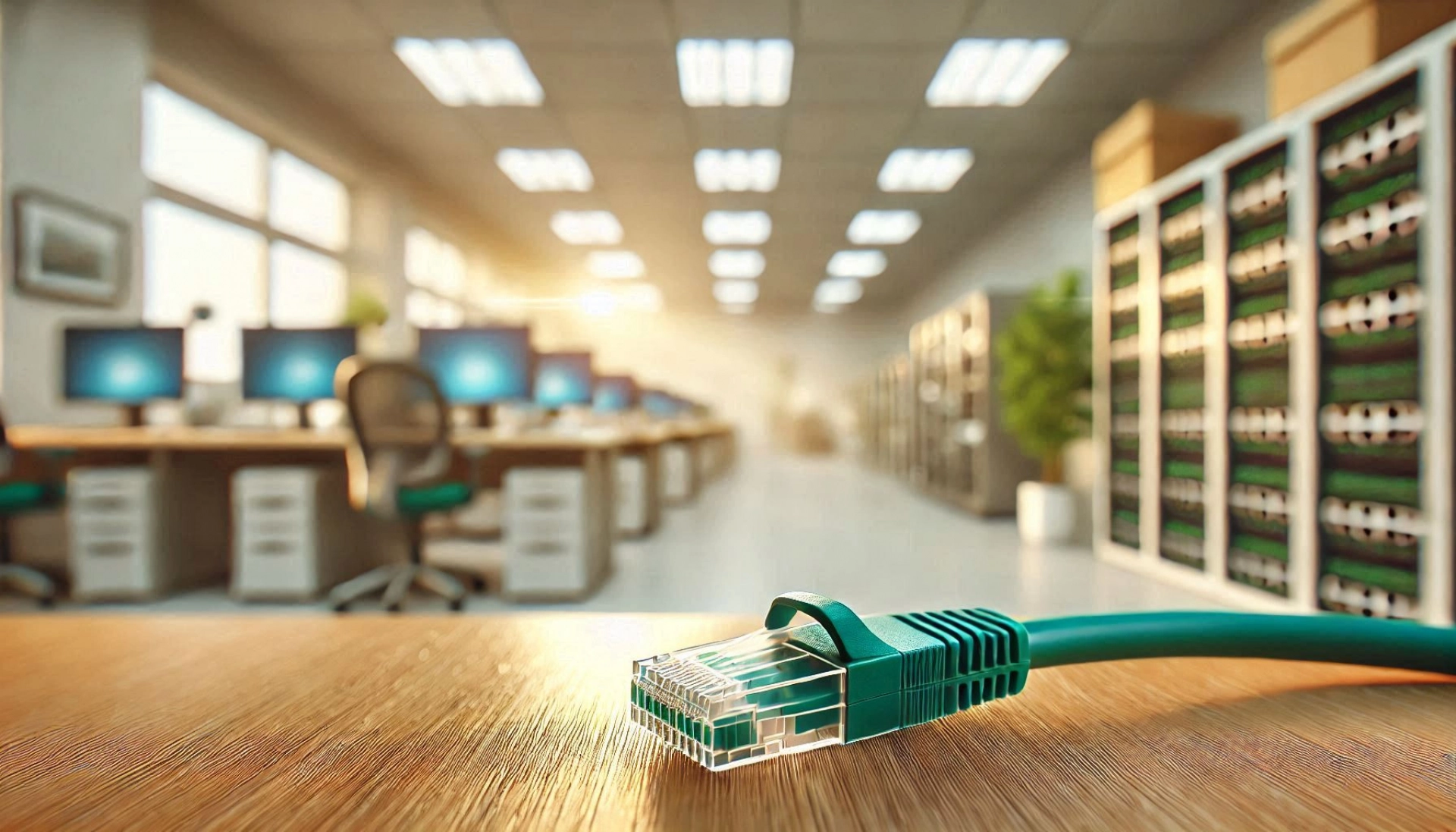 1m Yeşil U/UTP Patch Kablo CAT6A