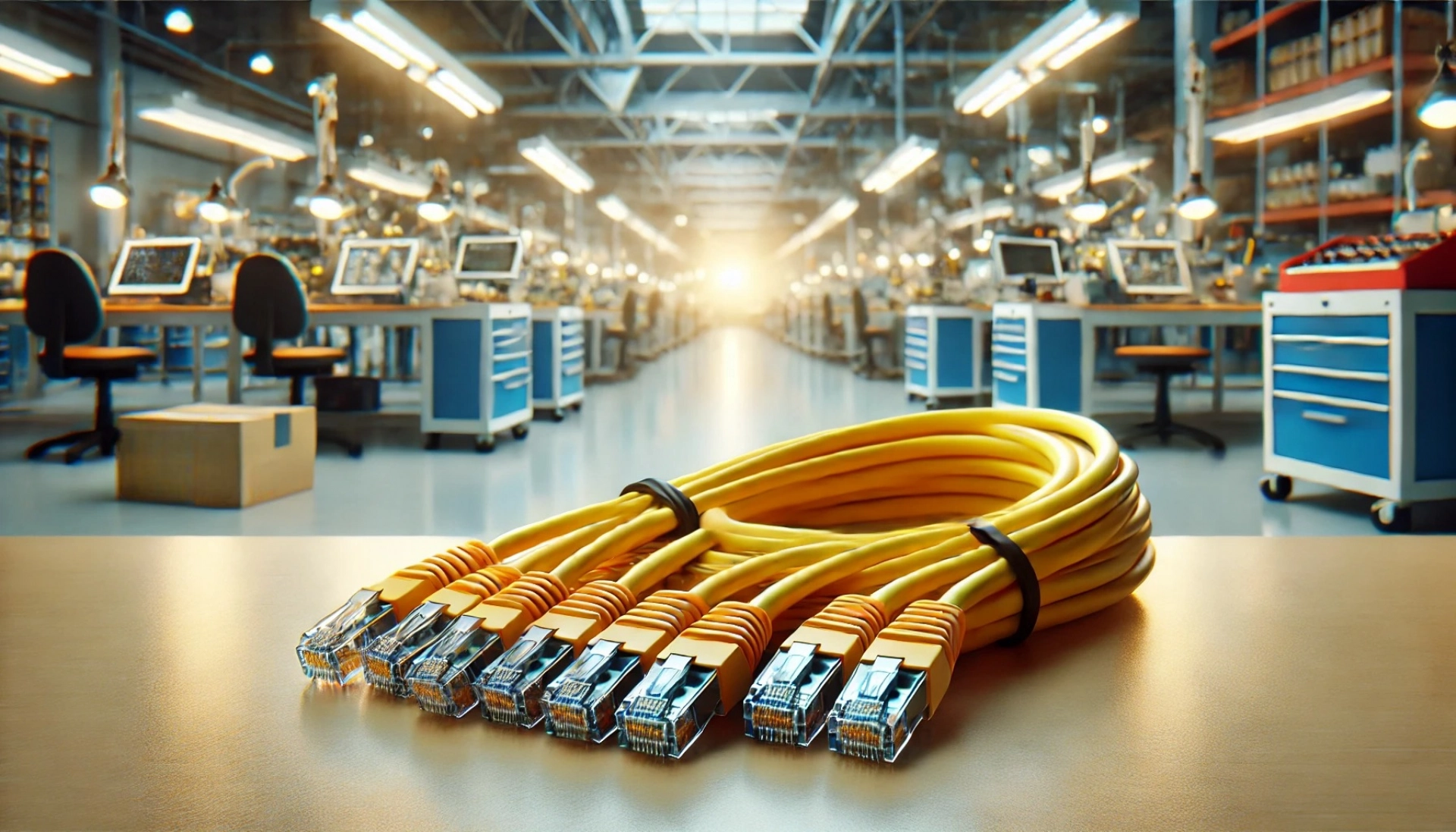 CAT6A U/UTP Patch Kablo - 15 metre, Sarı