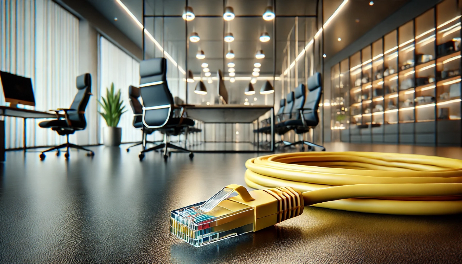 CAT6A U/UTP Patch Kablo - 20cm, Sarı