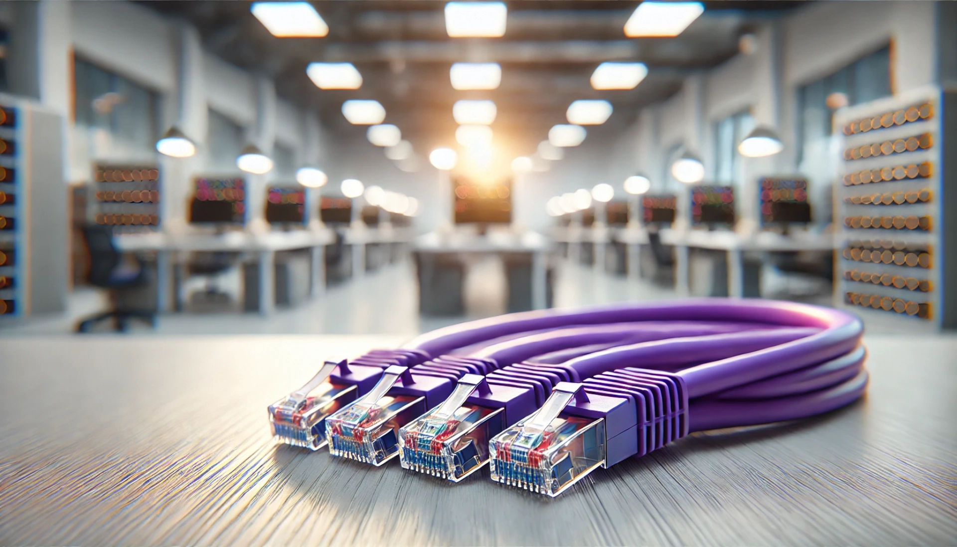 3m Mor U/UTP Patch Kablo CAT6A