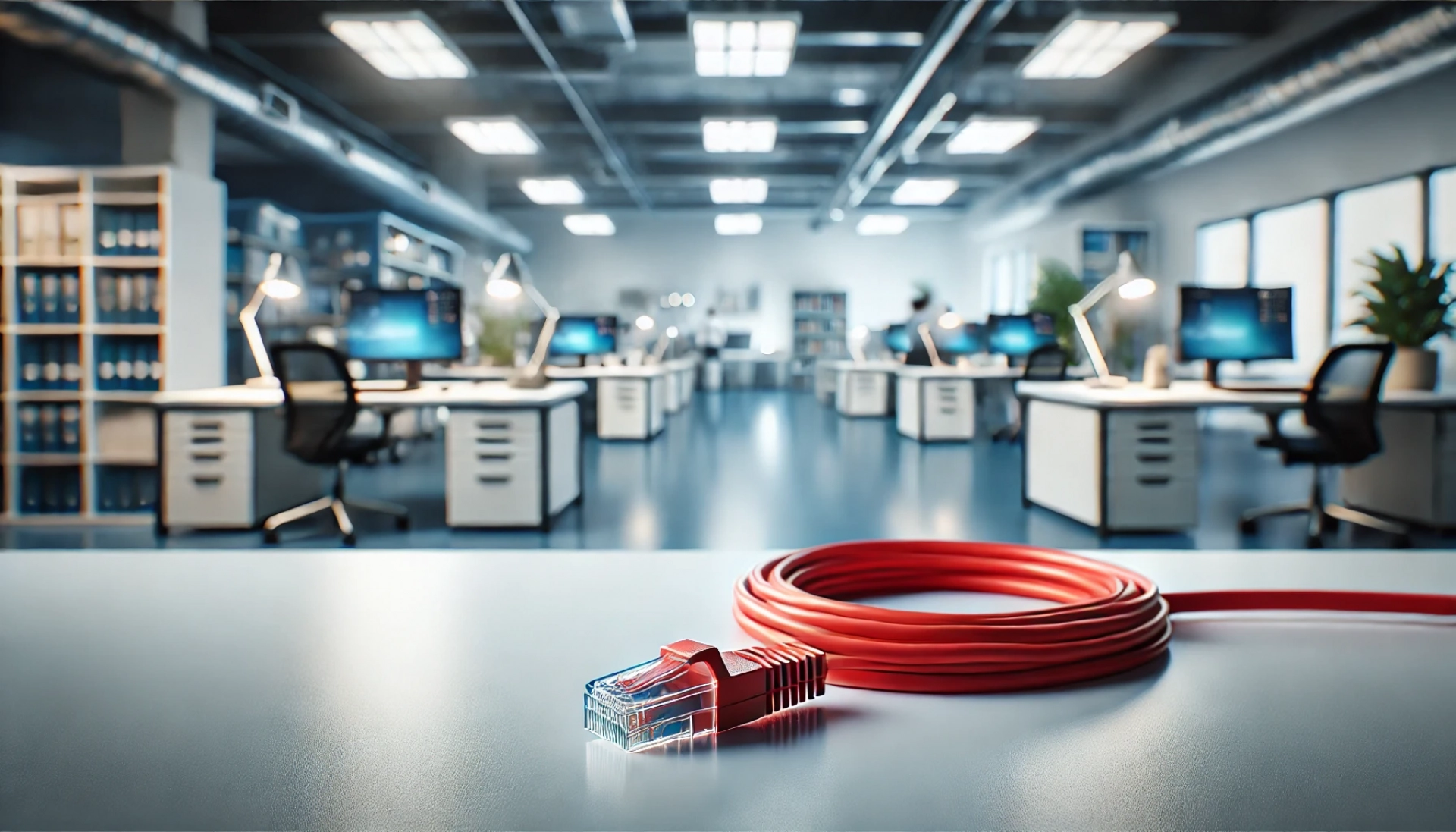 CAT6A U/UTP Patch Kablo - 5 metre, Kırmızı