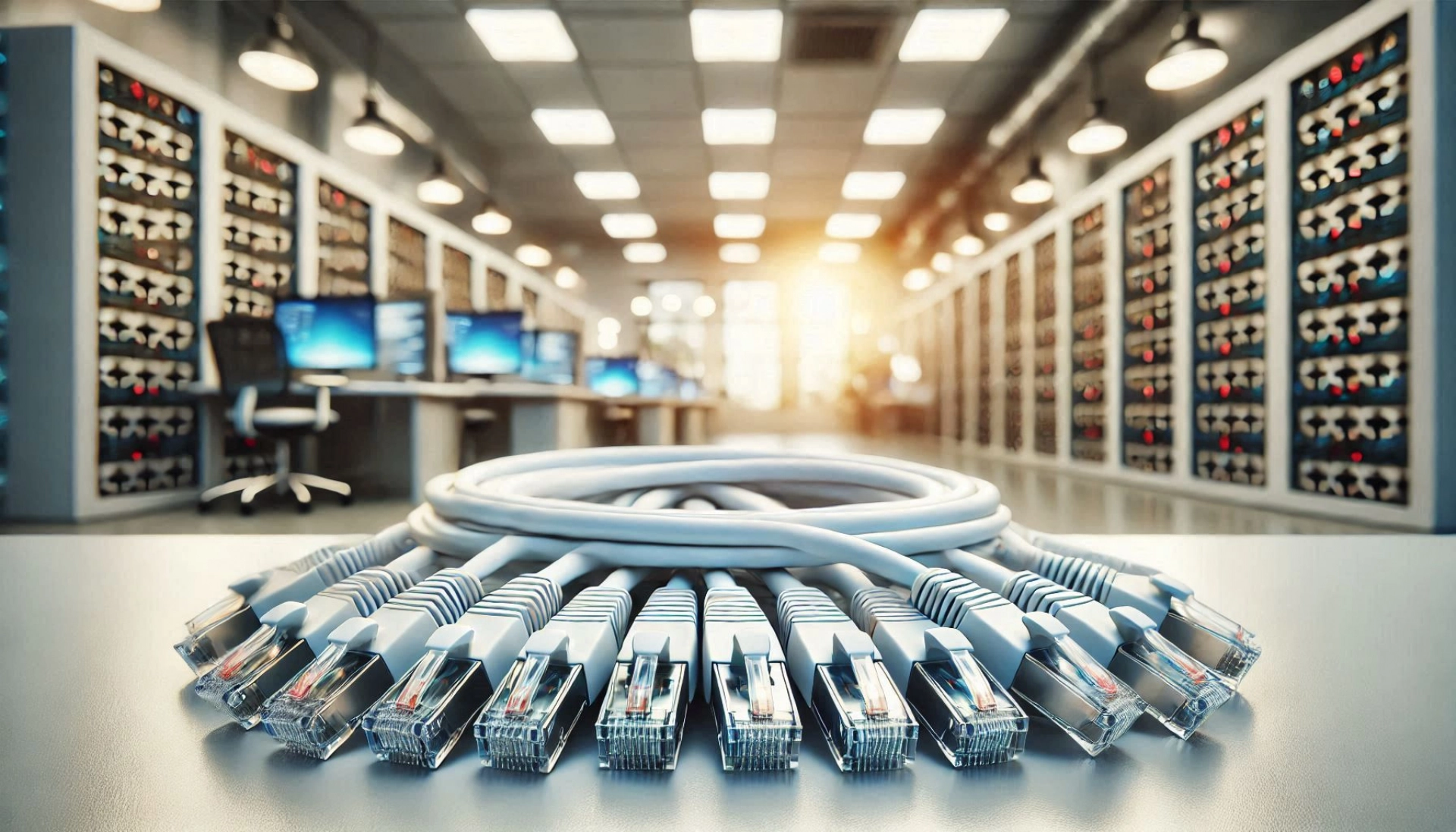 CAT6A U/UTP Patch Kablo - 50cm, Beyaz