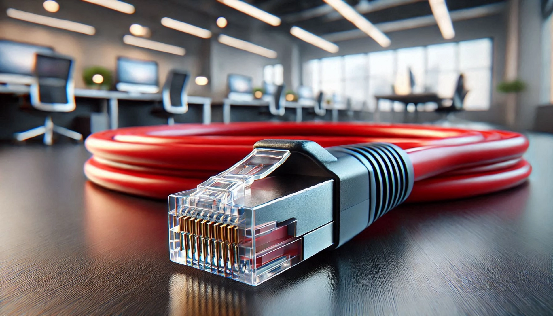 1m Kırmızı CAT7 Patch Kablo