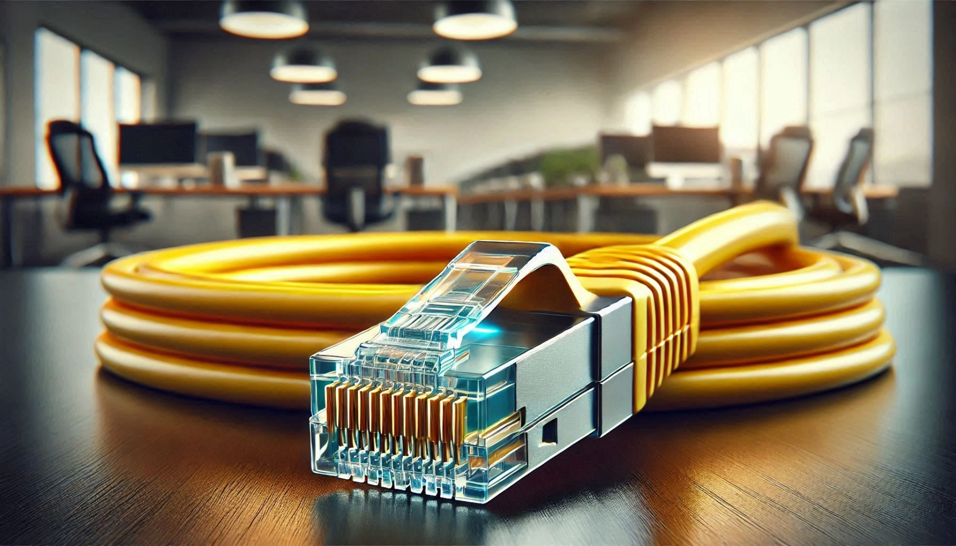CAT7 Patch Kablo - 25 metre, Sarı