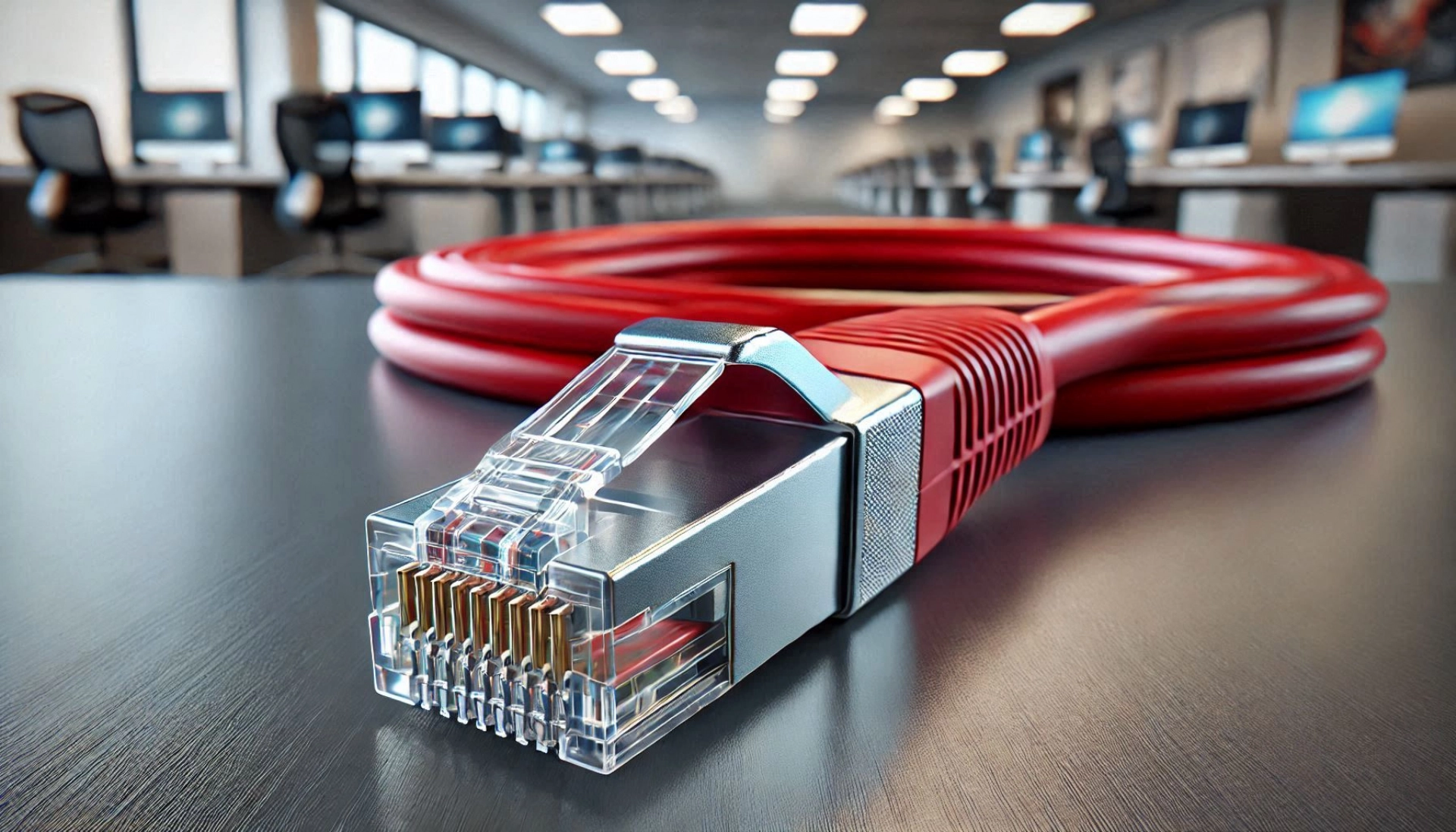 CAT7 Patch Kablo - 30 metre, Kırmızı