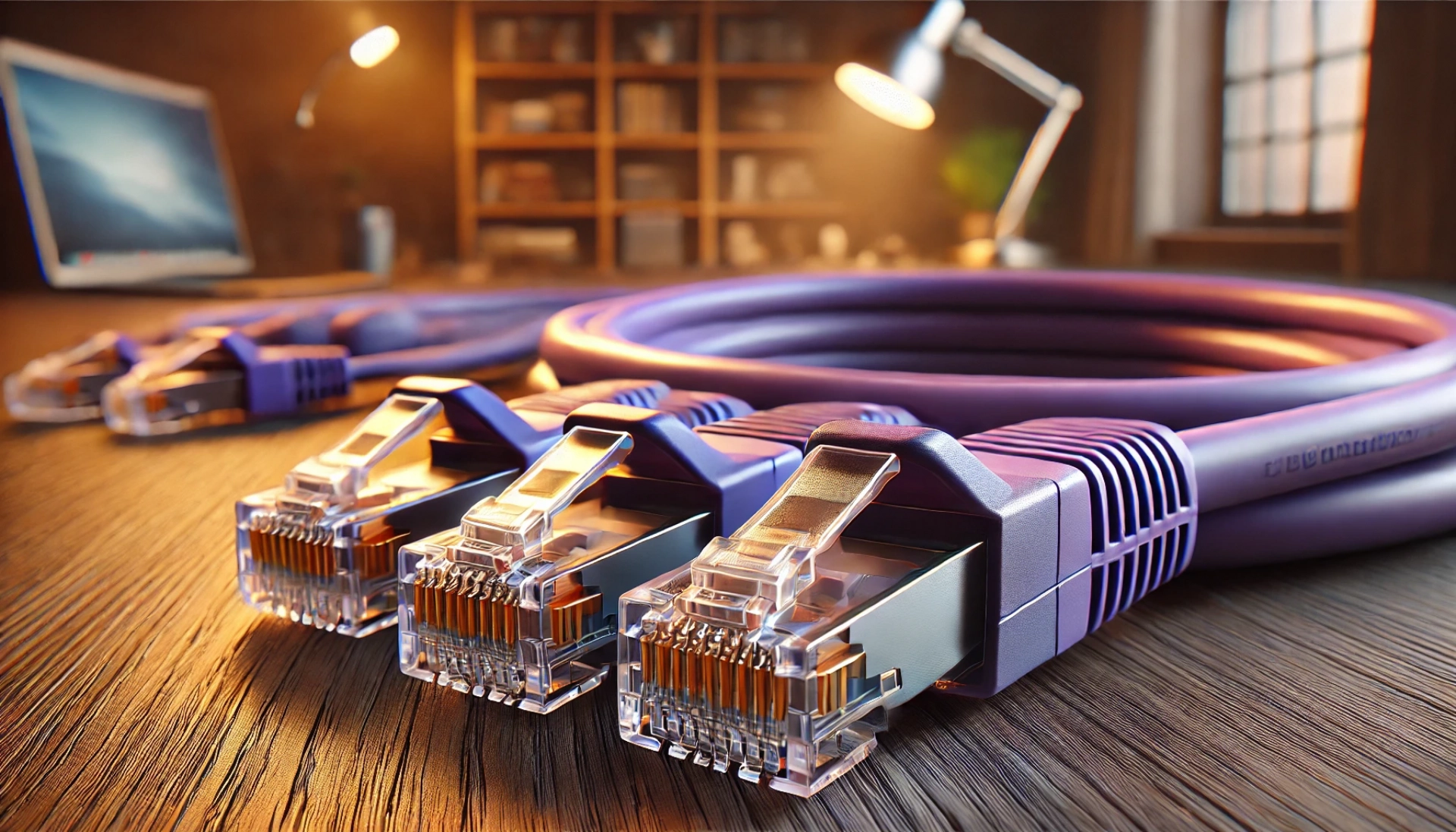 CAT7 Patch Kablo - 50cm, Mor