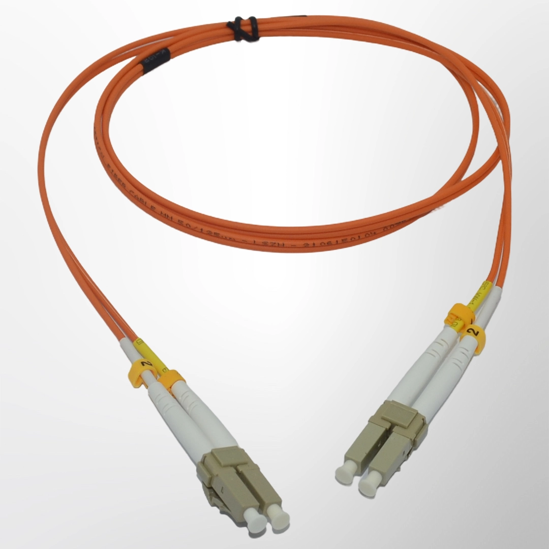 LC-LC Multi Mode Duplex Fiber Patch Cord - OM2