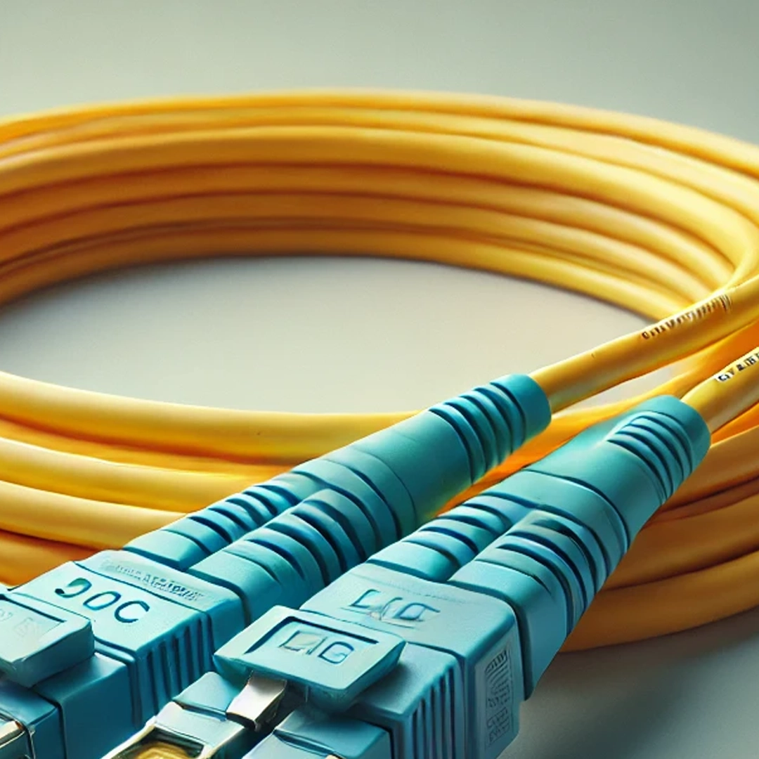 SC/APC-LC/UPC Single Mode Duplex Fiber Patch Cord
