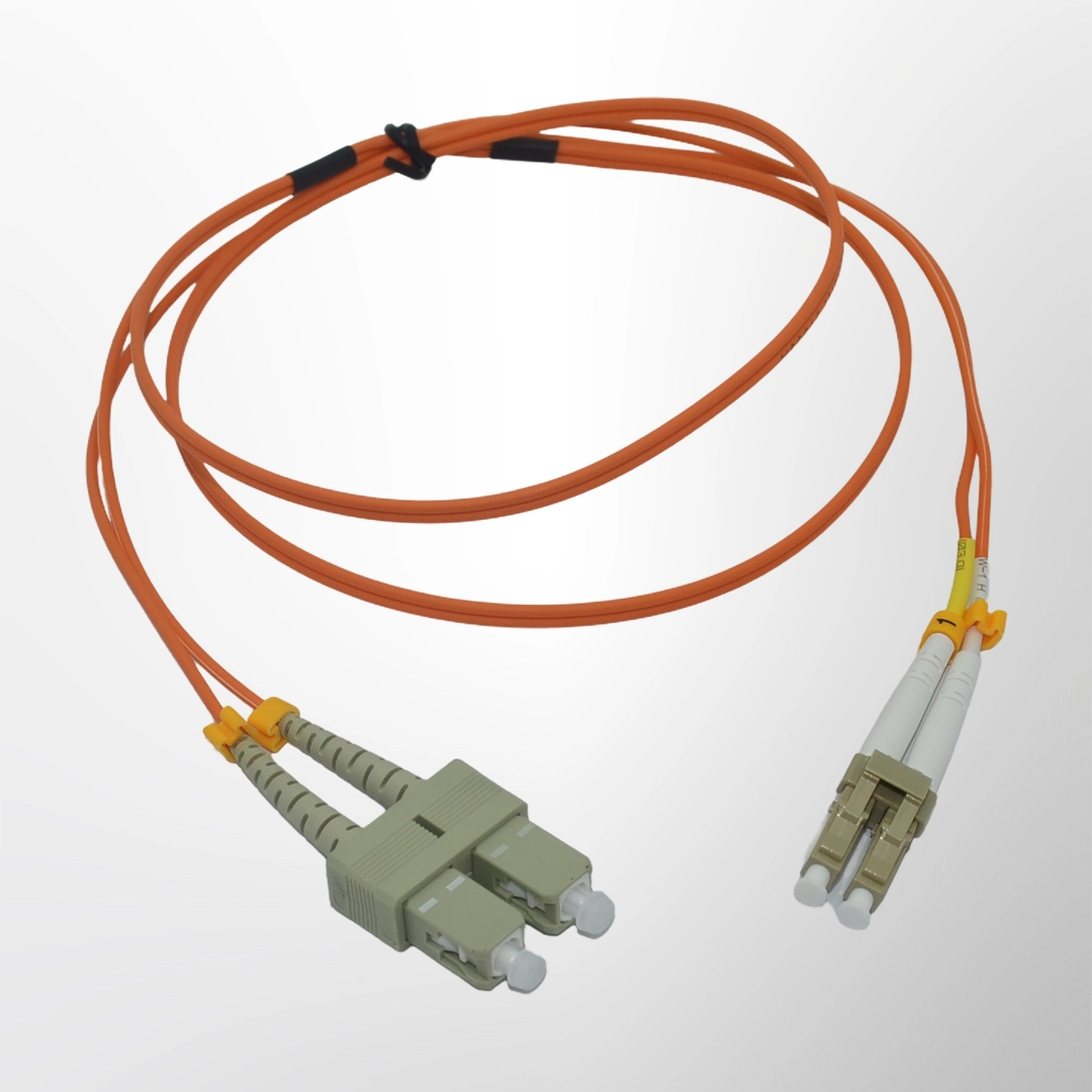 SC-LC Multi Mode Duplex Fiber Patch Cord - OM2