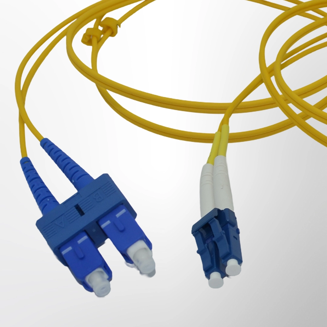 SC-LC Single Mode Duplex Fiber Patch Cord - UPC