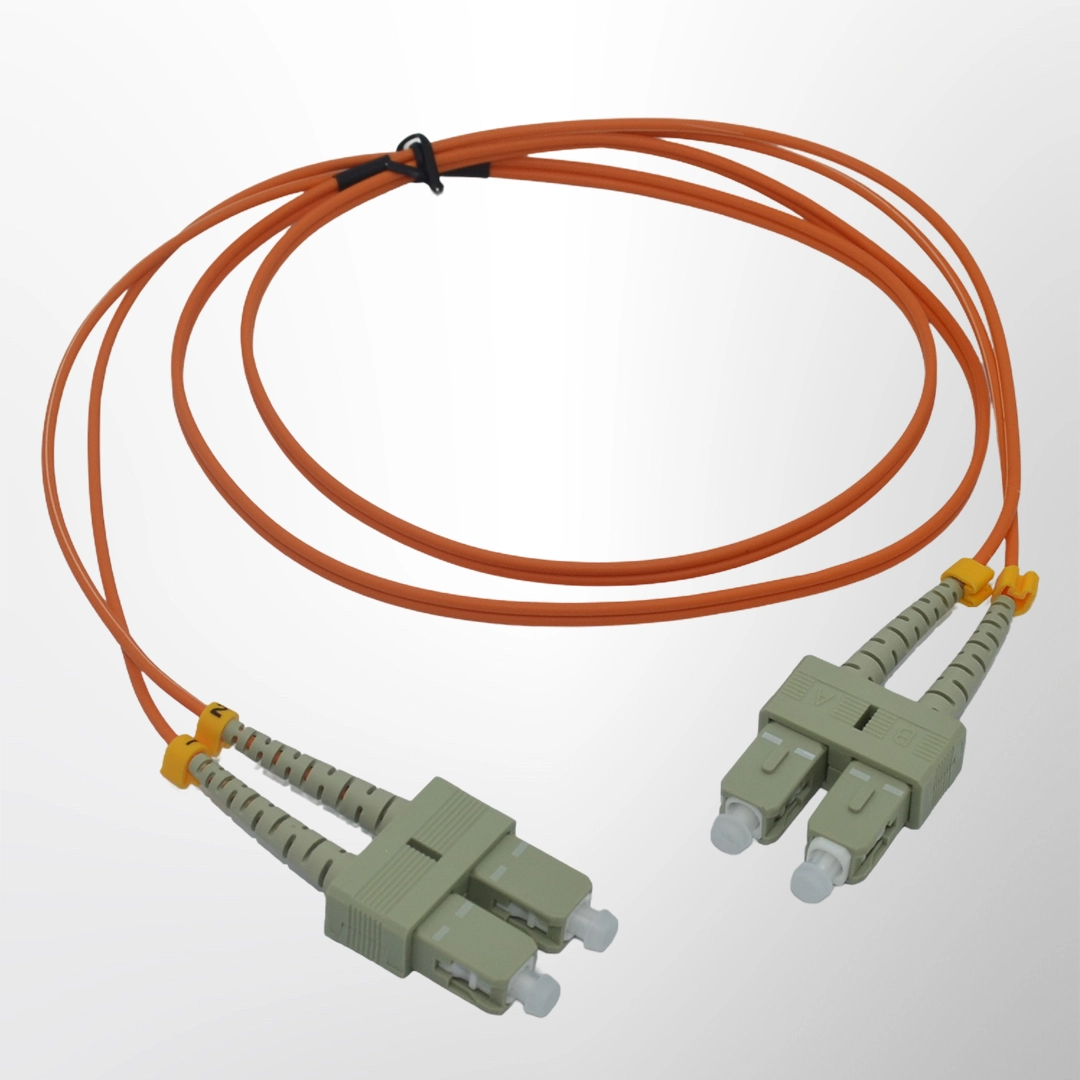 SC-SC Multi Mode Duplex Fiber Patch Cord - OM2