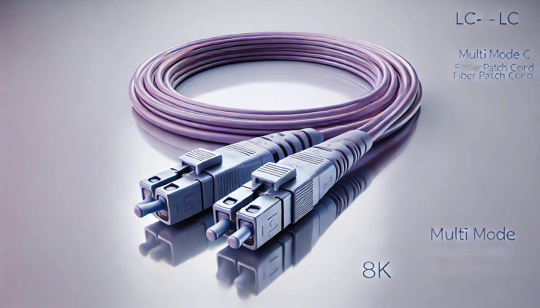 Fiber Patch Cord : LC-LC OM4 Simplex MM