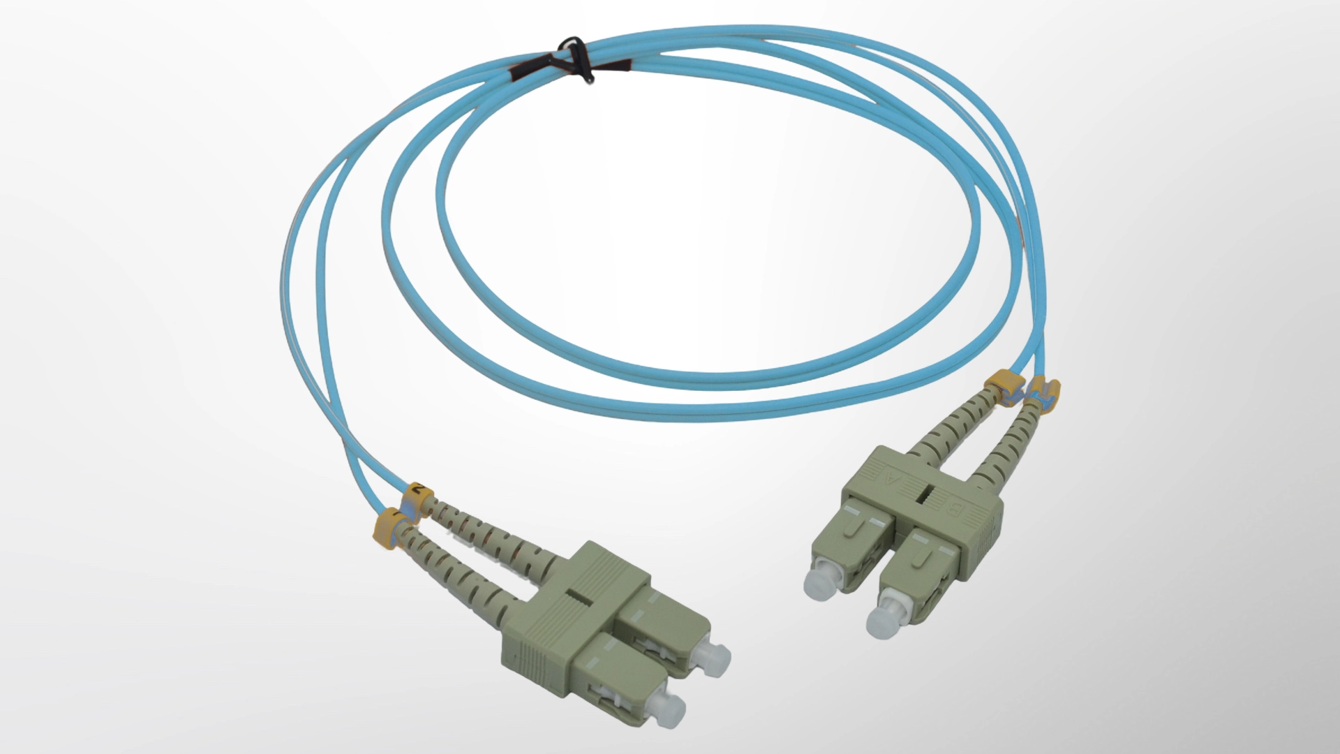 SC-SC Multi Mode Duplex Fiber Patch Cord - OM3